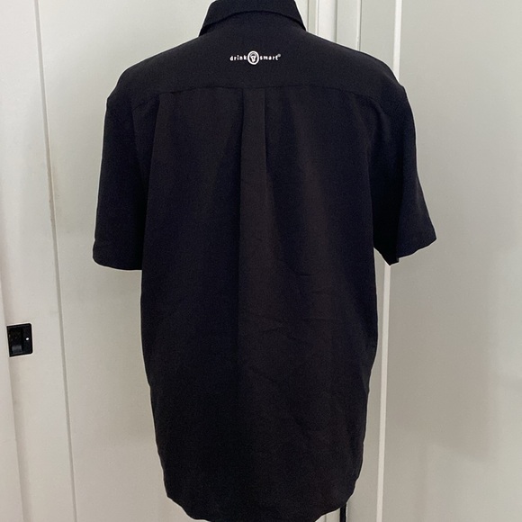 Devon & Jones BLACK BEAUTY BARTENDER / RUM Button Down Textured SHIRT |Size L - Picture 8 of 11